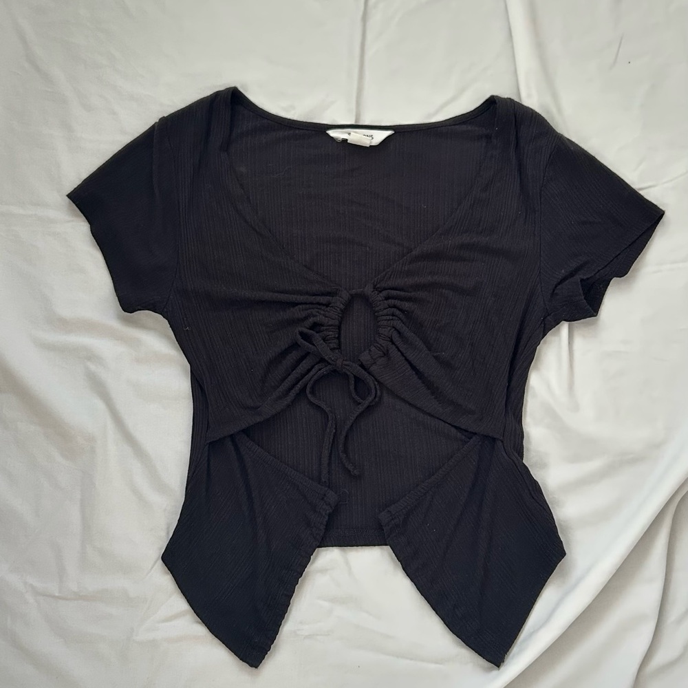 Tie front top
